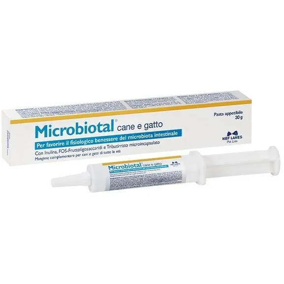 NBF Lanes Microbiotal Pasta Complementare 30g per Cani e Gatti