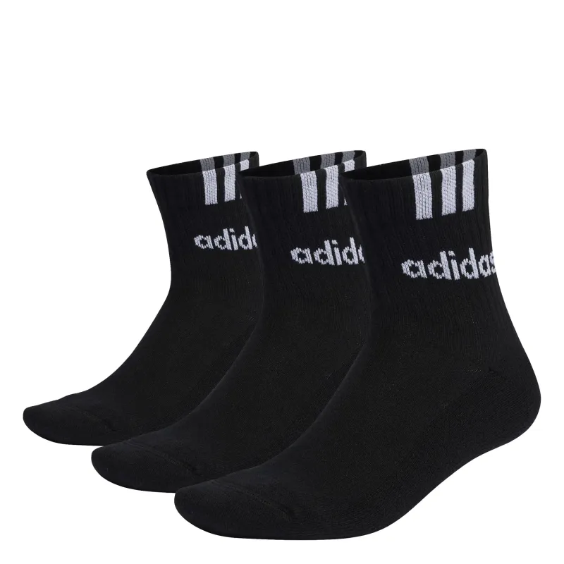 Mezzi Calze lineari adidas 3-Stripes (x3)
