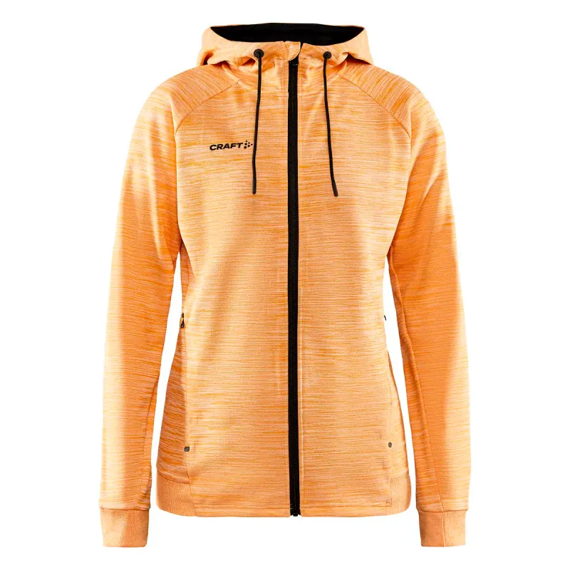 Felpa da donna con cappuccio Craft adv unify fz