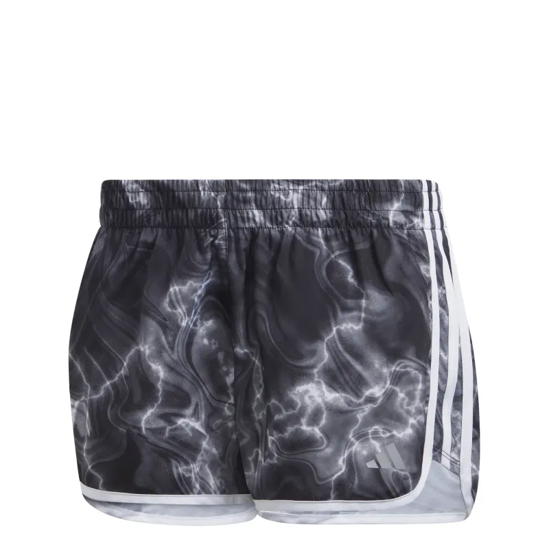 Pantaloncini da donna con stampa integrale adidas Marathon 20