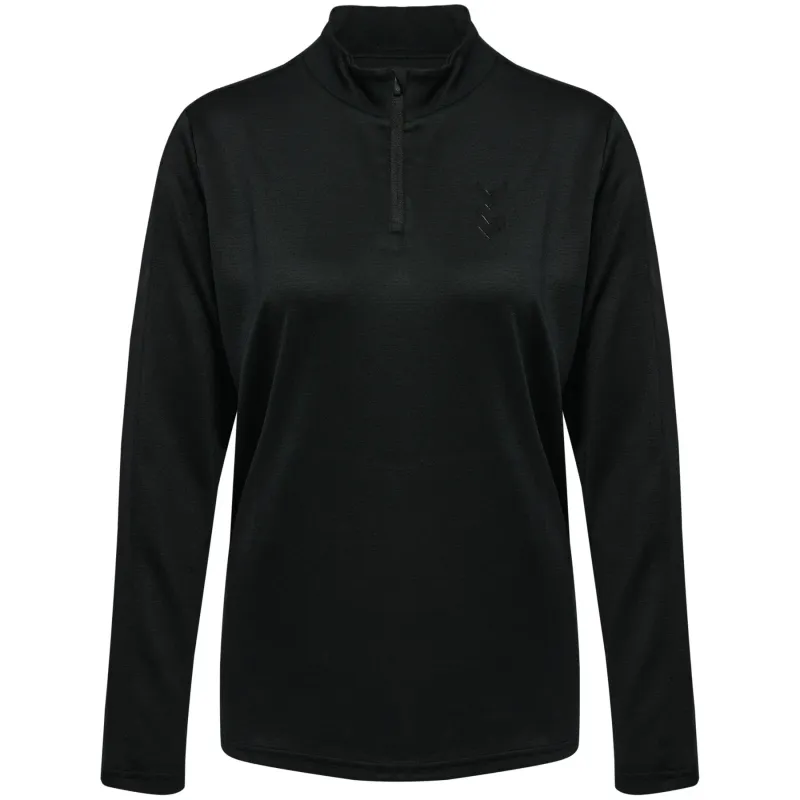 Top allenamento da donna con 1/2 zip Hummel Active PL
