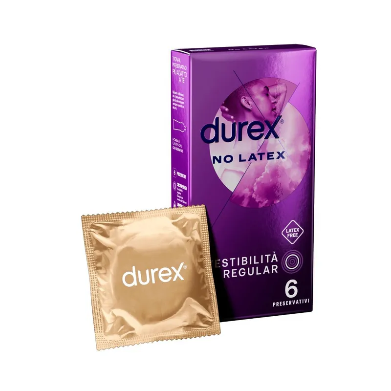 Durex Profilattici Senza Lattice - Confezione da 6 Pezzi