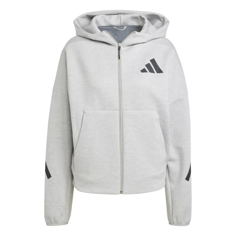 Felpa con cerniera a cappuccio da donna adidas Z.N.E.