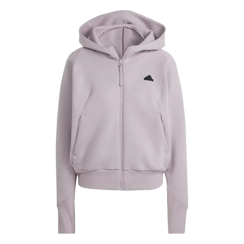 Felpa con cappuccio zip per donna adidas Z.N.E.