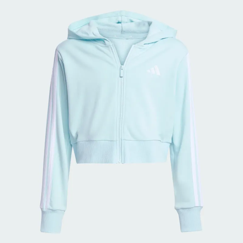 Felpa con cappuccio full-zip per ragazza adidas Essentials