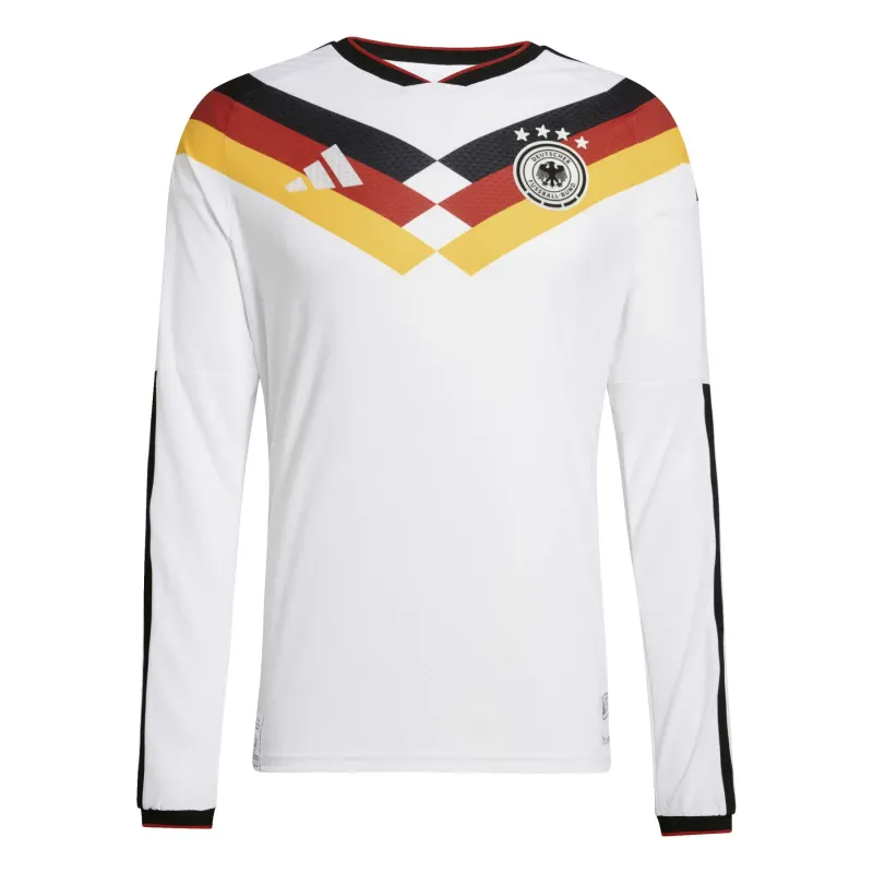Maglia Casalinga Autentica a Maniche Lunghe Germania Coupe du Monde 2026
