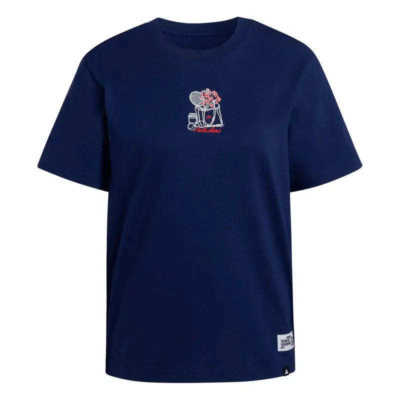 T-shirt da donna adidas Mini Embroidery