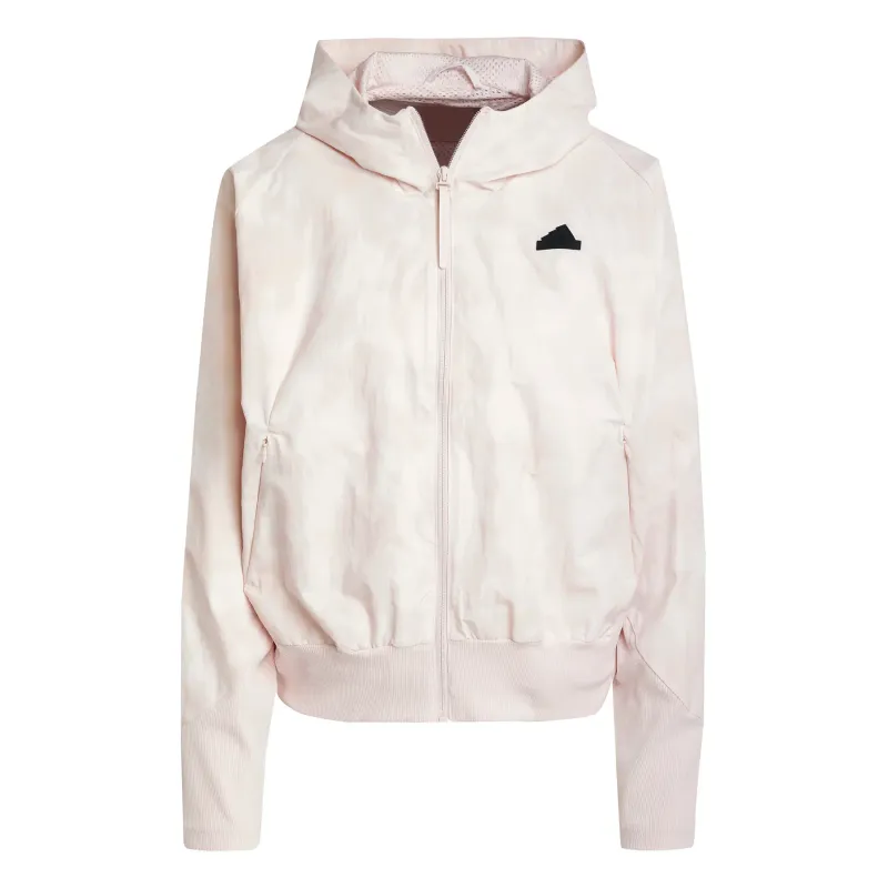 Impermeabile con cerniera con cappuccio da donna adidas Z.N.E Woven