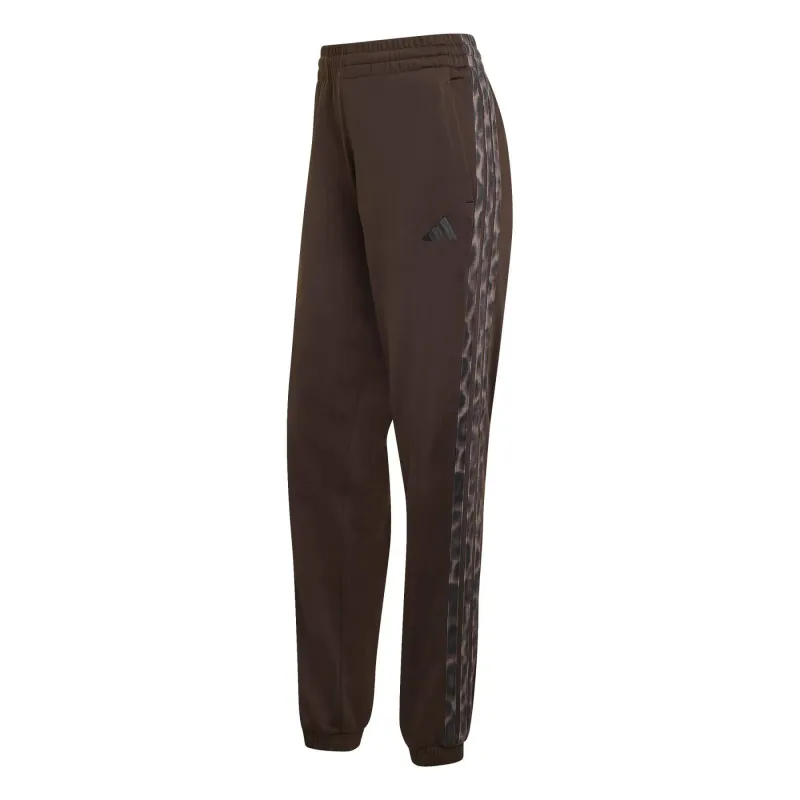 Pantaloni da jogging stampati leopardati donna adidas 3-Stripes