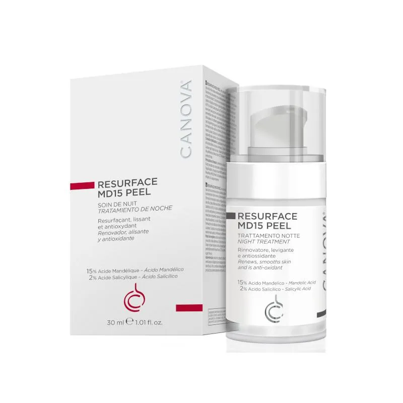 Trattamento Notturno Esfoliante Canova MD15 Resurface - 30ml