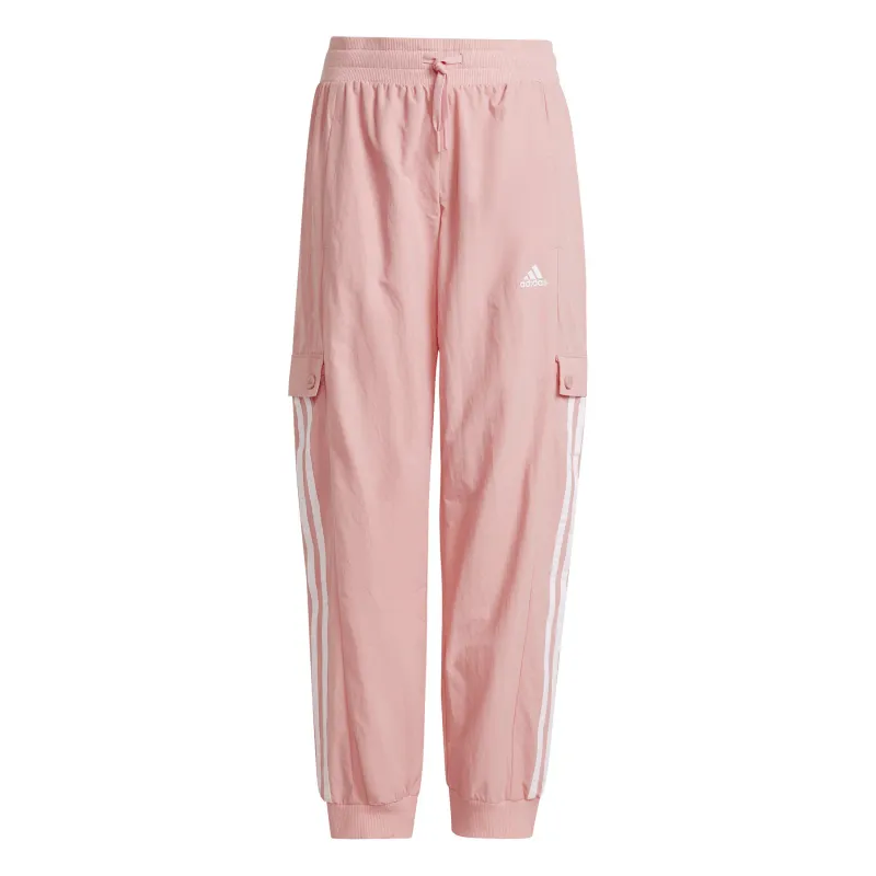 Pantaloni cargo da jogging con risvolto per ragazza adidas Street Jam