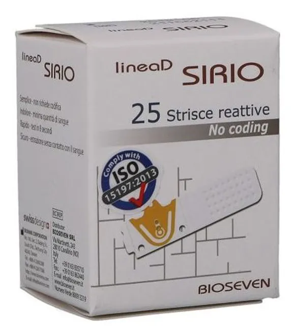 Linea d sirio glicemia 25str