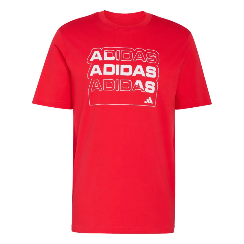 T-shirt adidas Graphic Multi Linear Logo Graphic