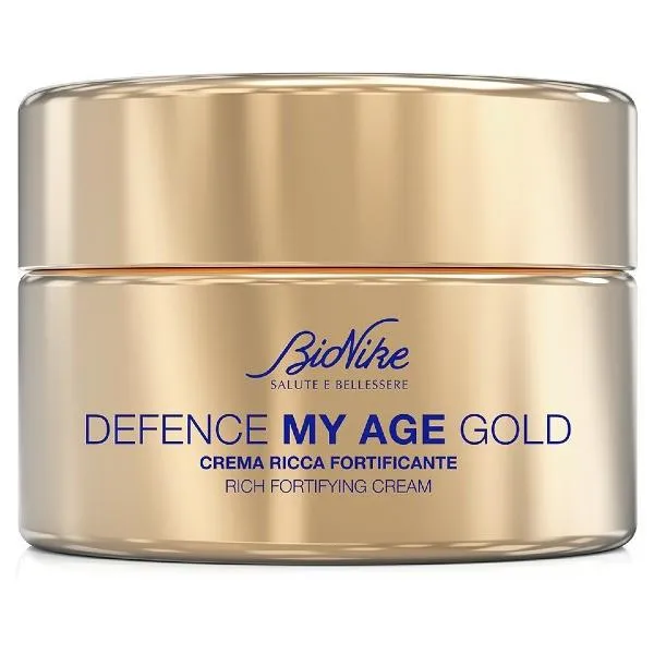 Bionike Defence My Age Gold - Crema Fortificante e Ricca per il Viso, 50ml