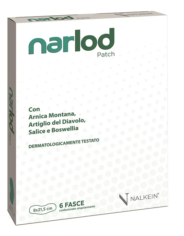 Narlod patch 8x21,5 cm 6 pezzi