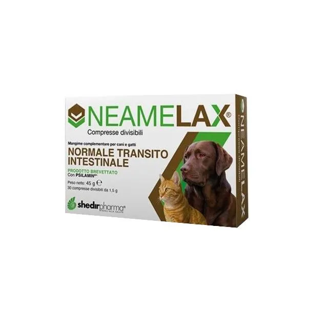 Naemelax Compresse per il Transito Intestinale di Cani e Gatti - 30 Pezzi