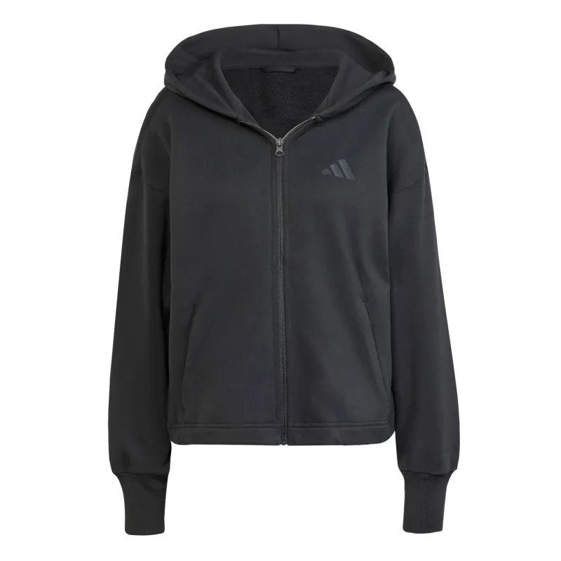 Felpa con cappuccio full zip da donna adidas All Szn