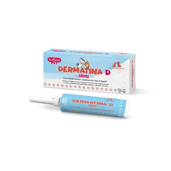 Buonapet Dermatina D: Crema Lenitiva Lipofila per Cani e Gatti, 30ml