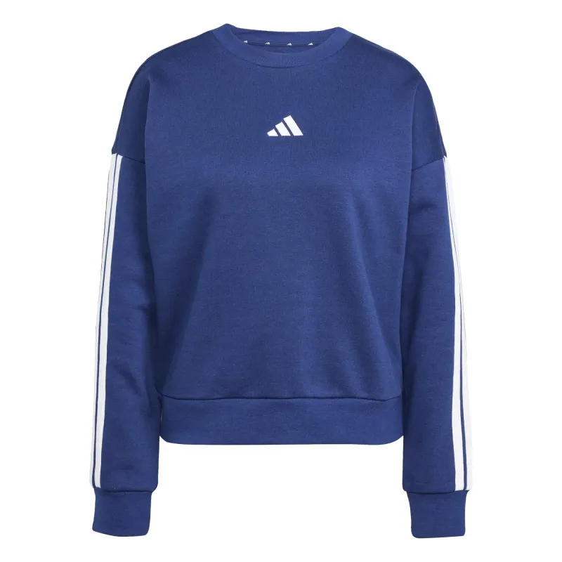 Felpa in pile da donna adidas Essentials 3-Stripes