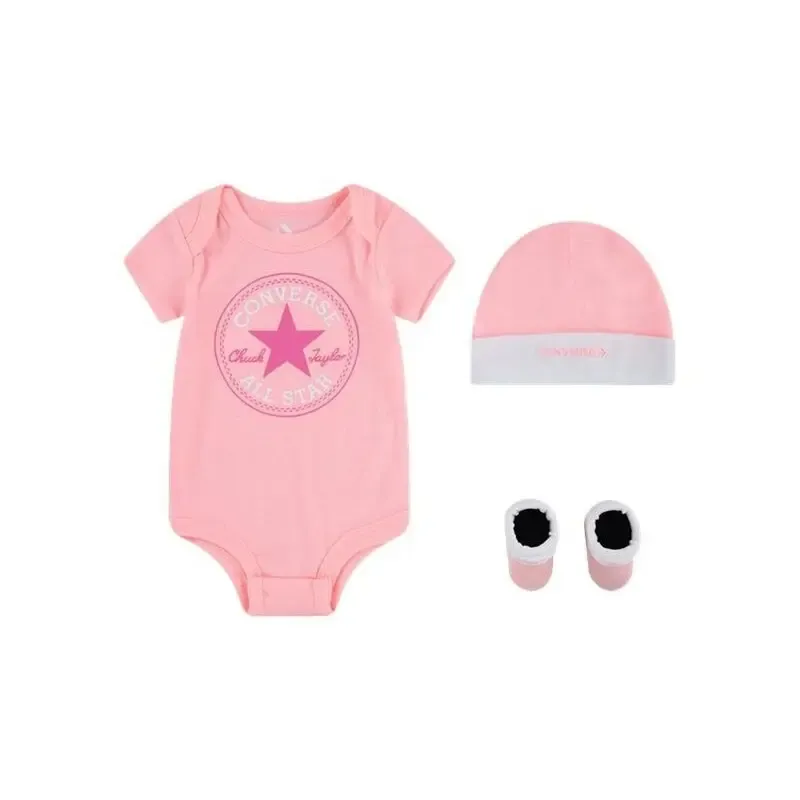 Set cuffietta + body + babbucce per neonato Converse Classic CTP