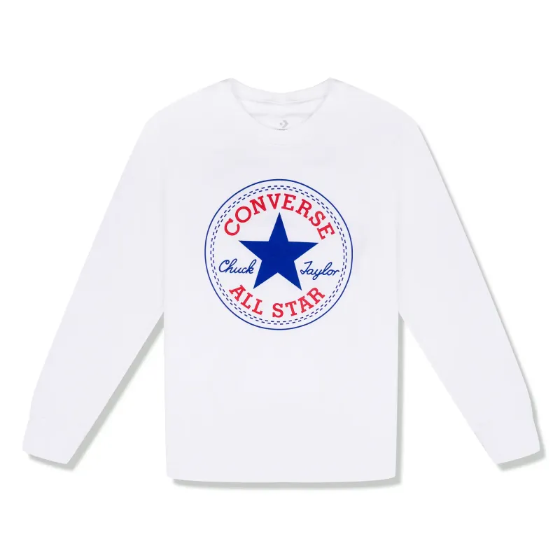 Maglietta a maniche lunghe per bambini Converse Chuck Patch