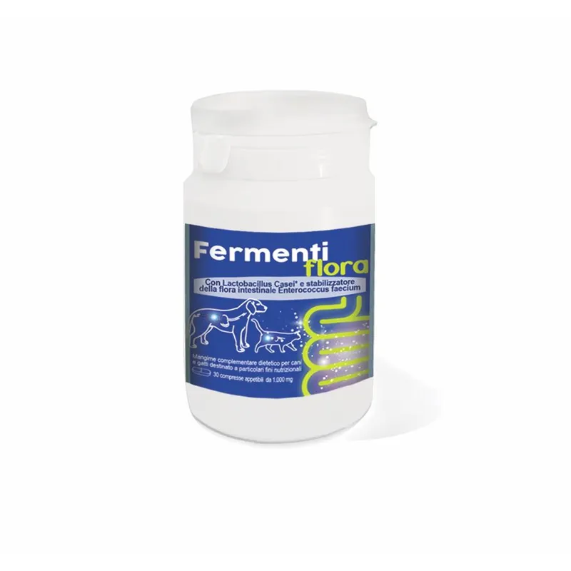 Petformance Fermenti Flora: Integratore Probiotico per Cani e Gatti - 30 Compresse
