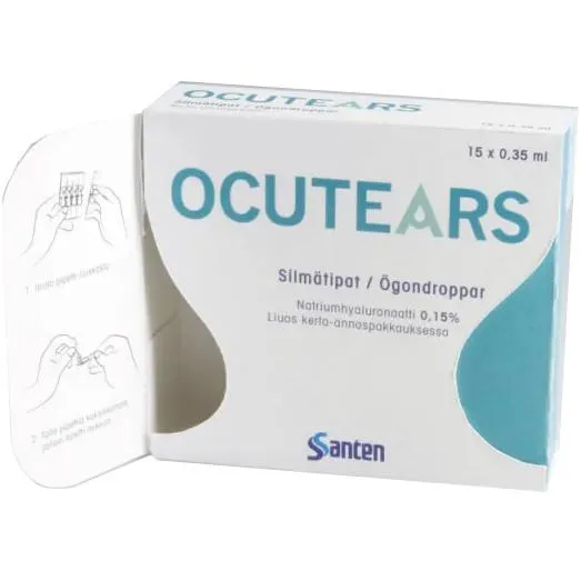 Ocutears hydro+ 0,4% 15x0,35 ml